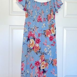 Pink Blush Maternity women’s floral dress